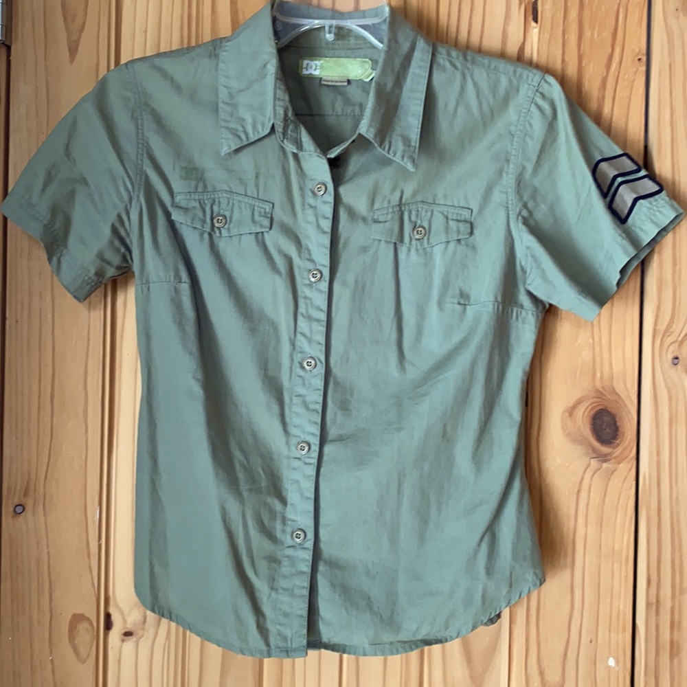 Rare DC army green shirt
